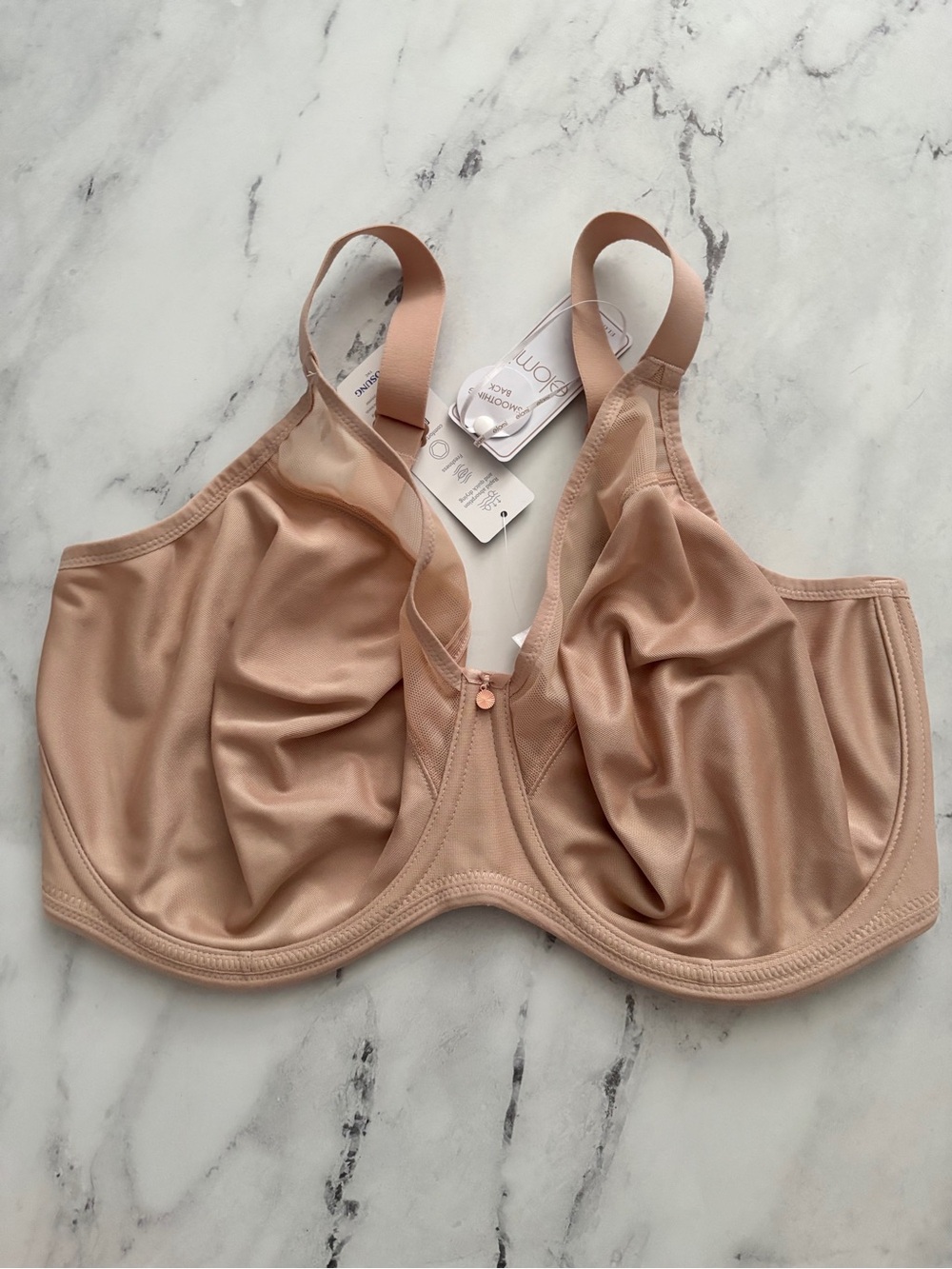 Elomi Bra EL4301SAH Sahara Smooth Underwire Molded Non Padded Bra Nwt 34K